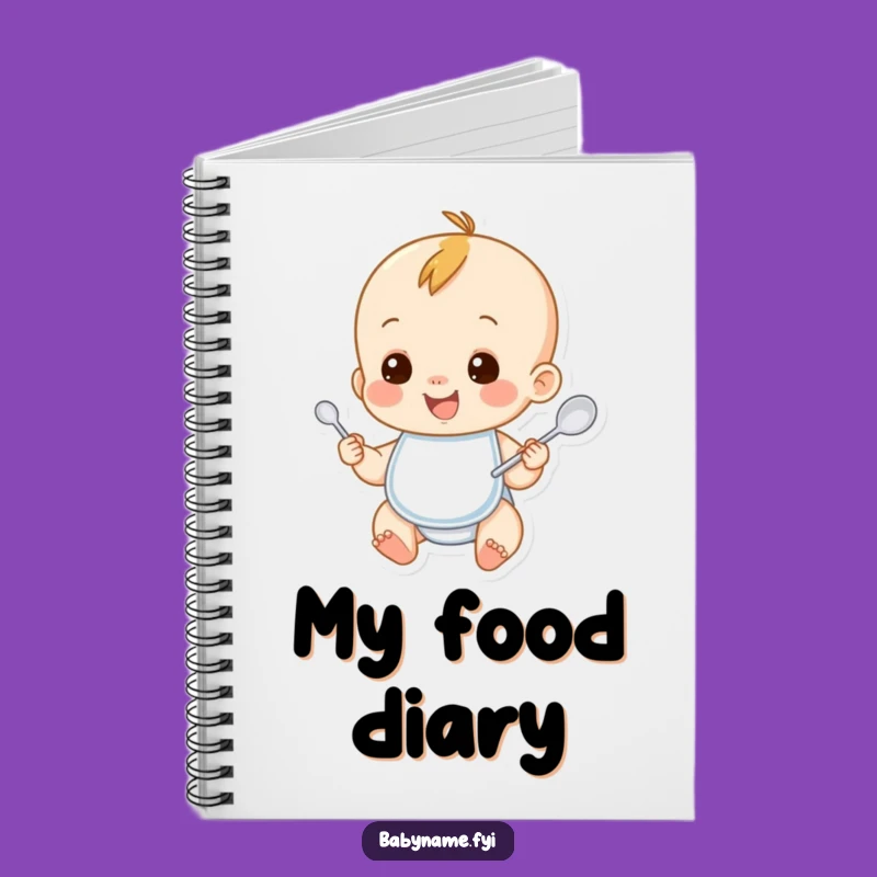 Funny Baby Bib Notebook: Little Eater Journal, Ideal Humorous Gift