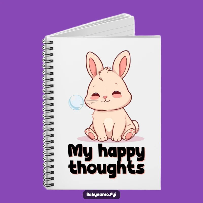 Funny Baby Bunny Bubble Notebook: Bunny Notes for Your Ideas