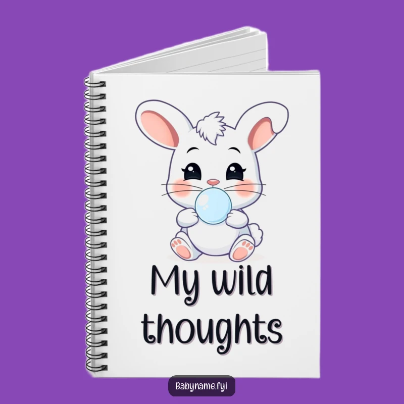 Funny Cheeky Baby Bunny Notebook: Jot Down Fun with Giggling Charm