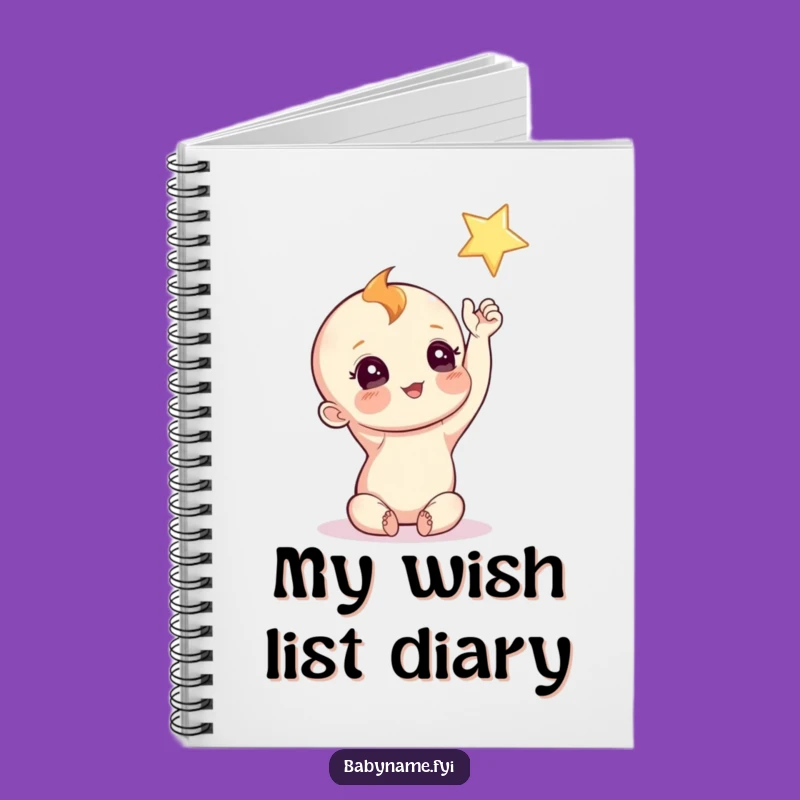 Funny Baby Star Notebook: Jot Dreams with Curiosity, Star Journal, Perfect Funny Gift