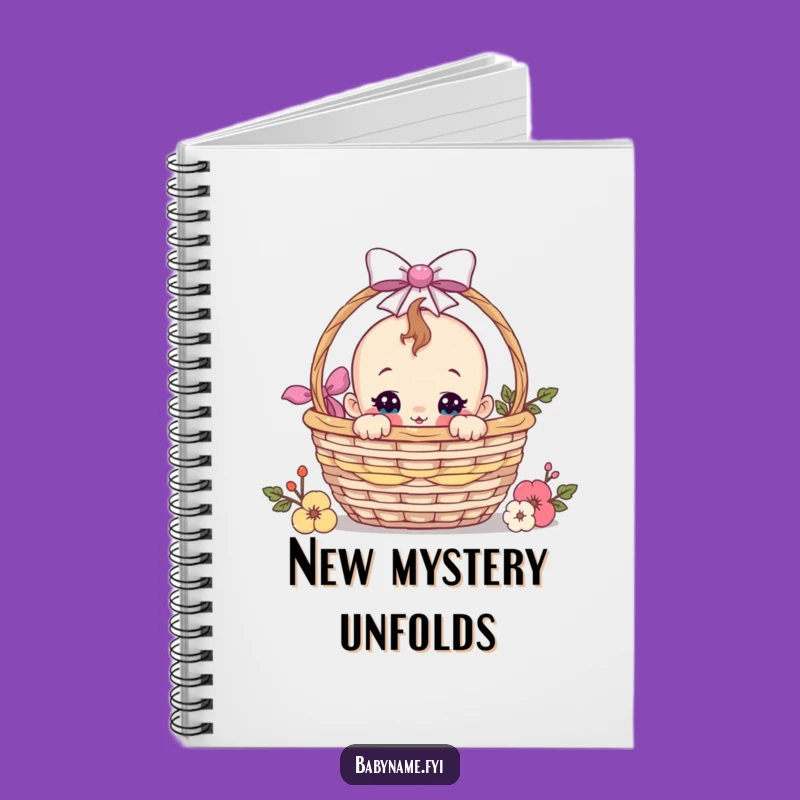 Funny Curious Baby Gift Basket Notebook - Jot Down Surprises with Humorous Flair
