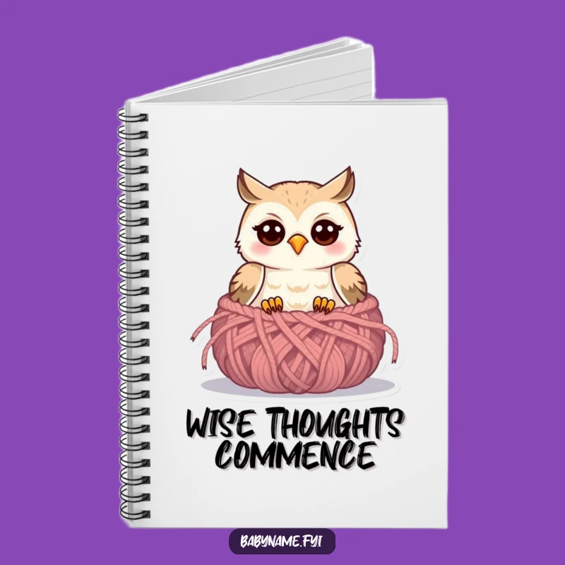Funny Baby Owl Notebook: Jot Down Ideas with Owl-some Joy