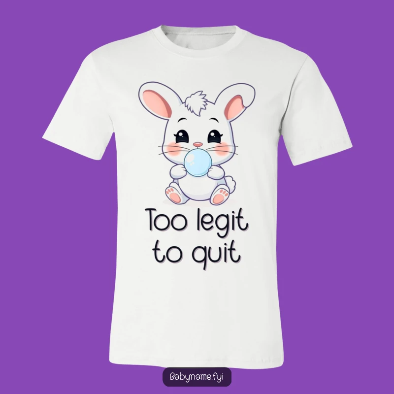 Funny Cheeky Baby Bunny T-Shirt: Bounce into Fun with a Hilarious Gift