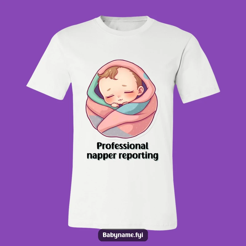 Funny Sleepy Baby T-Shirt: Cozy Character Apparel for Ultimate Relaxation