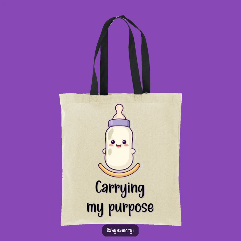 Funny Baby Bottle Tote Bag: Carry Your Essentials with Love