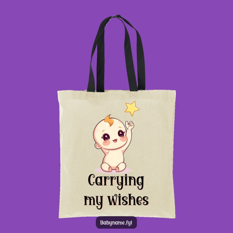 Funny Baby Star Tote Bag: Carry Your Dreams with Curiosity, Great Funny Gift
