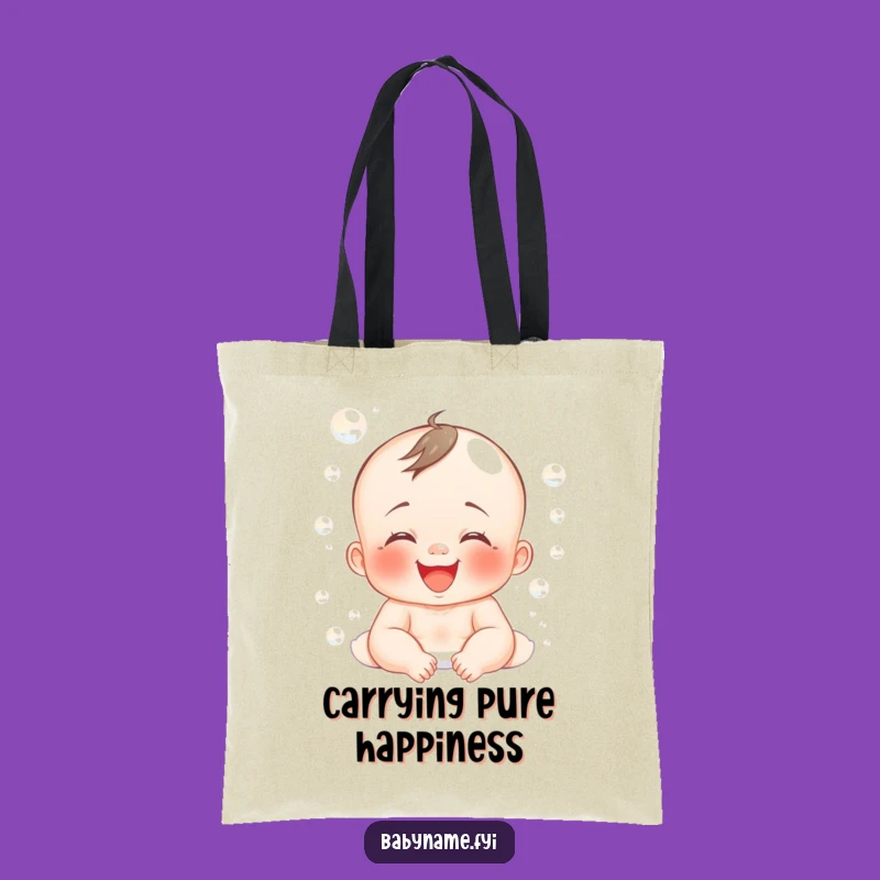 Funny Bath Time Tote Bag: Bubble Baby - Practical Funny Gift
