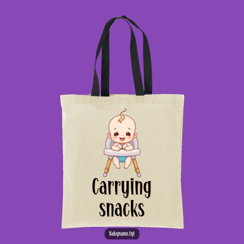 Funny Happy Baby Tote Bag - Cozy High Chair Fun, Charming Humorous Gift