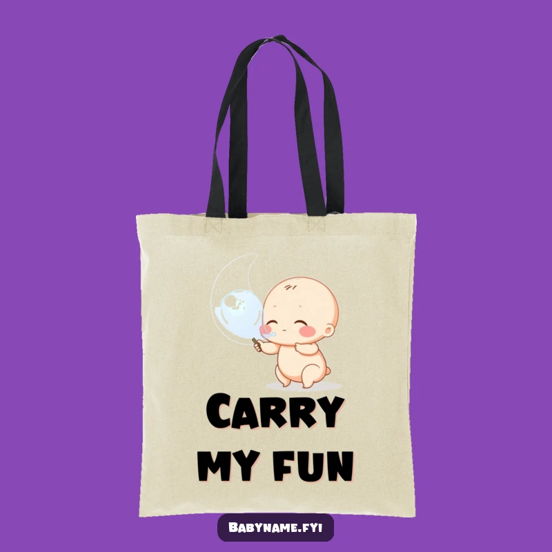 Funny Baby Bubble Tote Bag: Carry Joyful Moments in Style