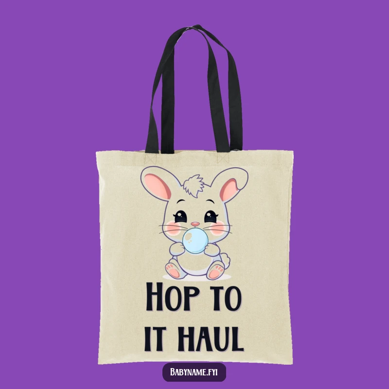 Funny Cheeky Baby Bunny Tote Bag: Carry Fun and Laughter Everywhere