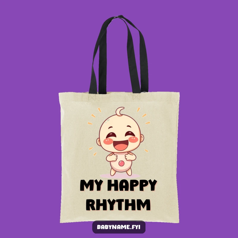 Funny Shaking Rattle Tote Bag - Carry Your Fun Baby Shower Gift